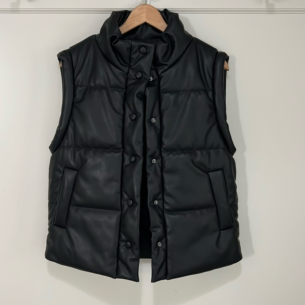 HEARTLOOM Faux Leather Vest
